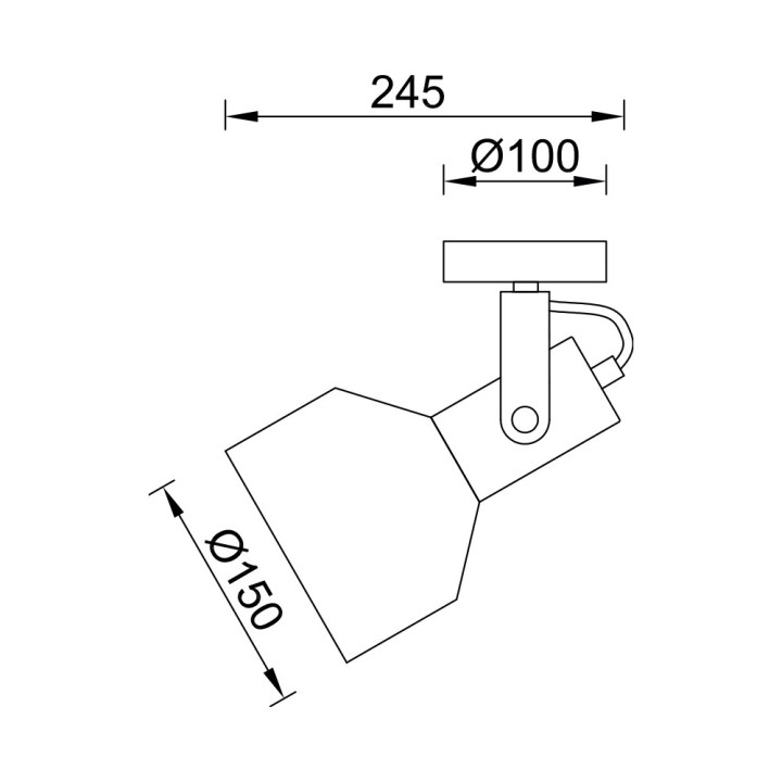 Braytron Απλίκα 1 x E27