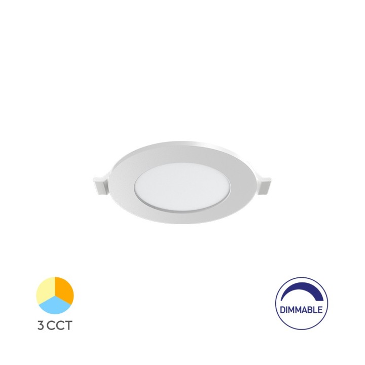 Braytron Πάνελ 4w CCT Dimmable Λευκό