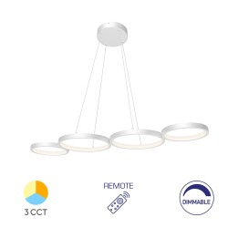 Braytron Κρεμαστό led "Nela" 60w 6050lm CCT με Control