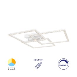 Braytron Οροφής led "Crystal" 80w 8800lm CCT με Control