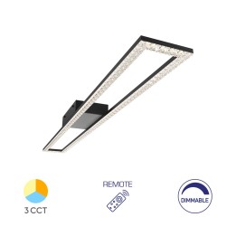 Braytron Οροφής led "Crystal" 40w 4400lm CCT με Control