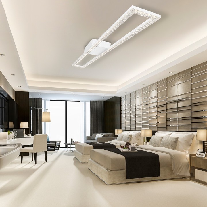 Braytron Οροφής led "Crystal" 40w 4400lm CCT με Control
