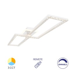 Braytron Οροφής led "Crystal" 55w 6050lm CCT με Control