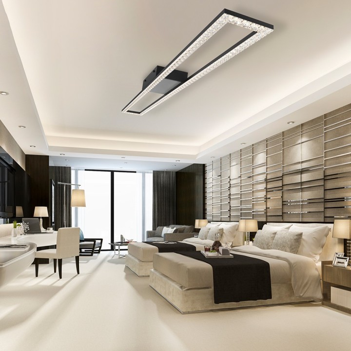 Braytron Οροφής led "Crystal" 40w 4400lm CCT με Control