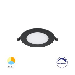 Braytron Πάνελ 6w CCT Dimmable Μαύρο