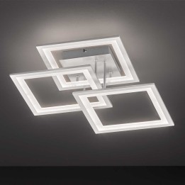 Wofi Οροφής led "Modesto" 33w 2500lm Νίκελ Ματ