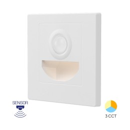 Braytron Απλίκα led "Step" 1,5w lm CCT Sensor Λευκή