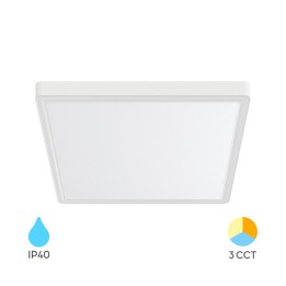 Braytron Πλαφονιέρα "Jade" slim 36W CCT Λευκό 40x40