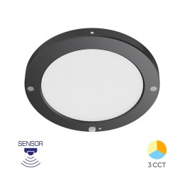 Braytron Φωτιστικό Led 20W 1800lm 3CCT με ανίχνευση κίνησης