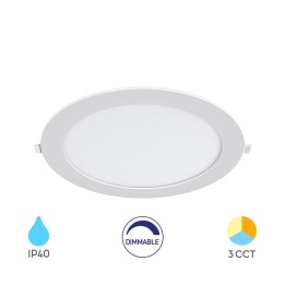 Braytron Πάνελ 18w 3CCT Dimmable Λευκό
