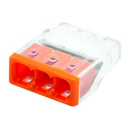 ΚΛΕΜΜΑ PCT-203 3 ΘΕΣΕΩΝ ΜΕ ΥΠΟΔΟΧΗ 0,50-2,5MM 24Α 400V