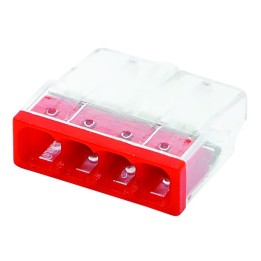 ΚΛΕΜΜΑ PCT-204 4 ΘΕΣΕΩΝ ΜΕ ΥΠΟΔΟΧΗ 0,50-2,5MM 24Α 400V
