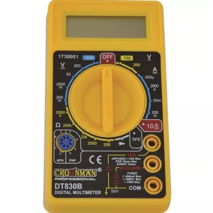 ΨΗΦΙΑΚΟ ΠΟΛΥΜΕΤΡΟ CROWNMAN DT830B