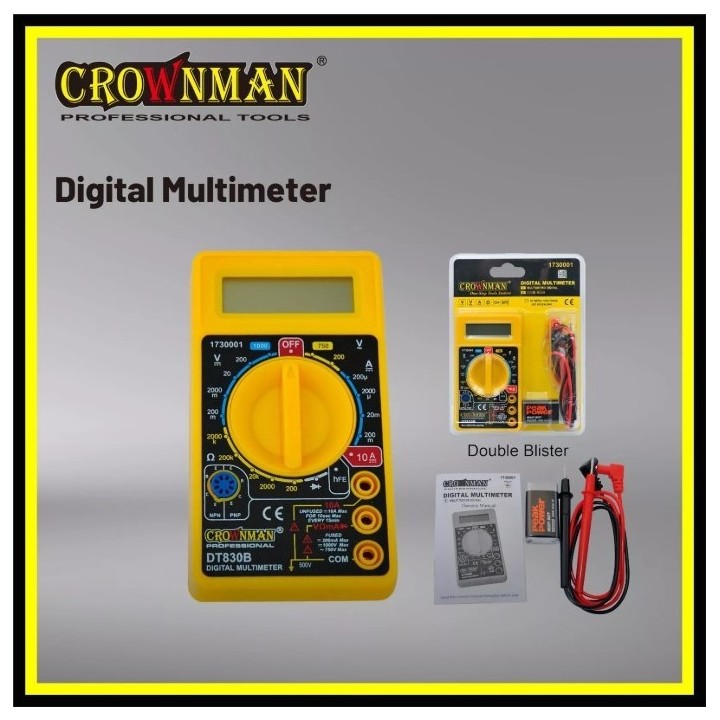 ΨΗΦΙΑΚΟ ΠΟΛΥΜΕΤΡΟ CROWNMAN DT830B