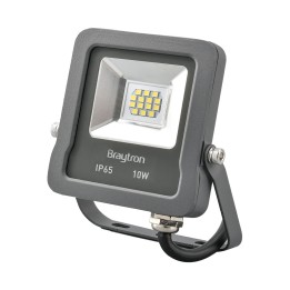 Braytron Slim LED Floodlight 10W 3000K IP65 | Warm White