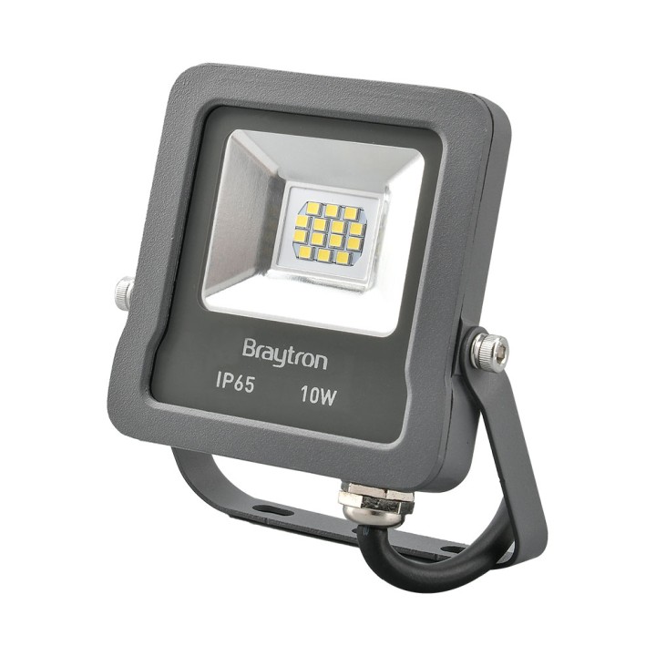 Braytron Slim LED Floodlight 10W 6500K IP65 | Cool White