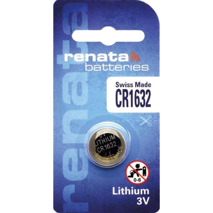 RENATA BATTERIES CR1632 LITHIUM 3V