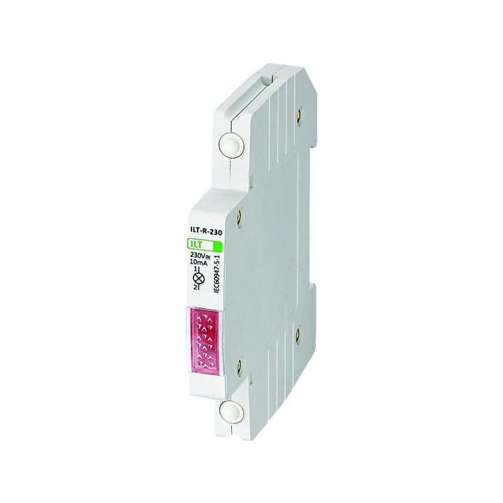 Μονή Ενδεικτική Λυχνία Πίνακα Κόκκινη LED SLIM Gacia