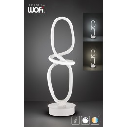 Wofi LED table lamp "Madison" White 3cct with control