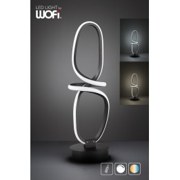 Wofi Πορτατίφ led "Madison" Μαύρο 3cct με control