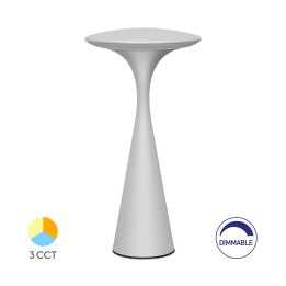 Braytron Rechargeable table lamp "Tower" dimmable 3w CCT