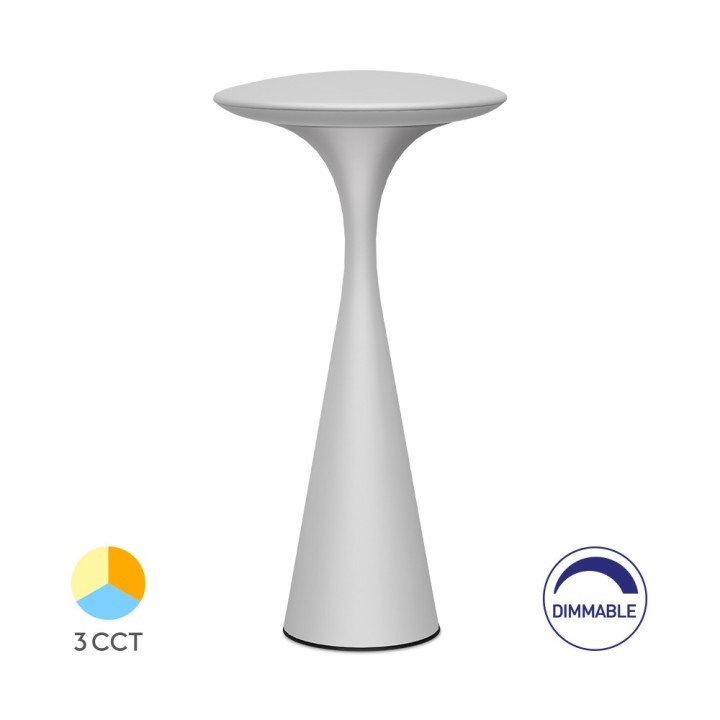 Braytron Επαναφορτιζόμενο πορτατίφ "Tower" dimmable 3w CCT