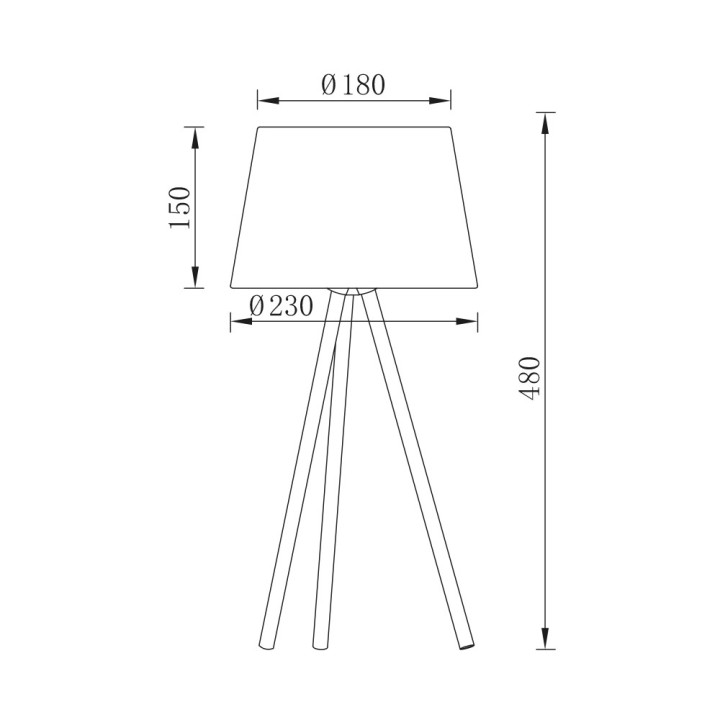 Braytron Table lamp 1 x E27