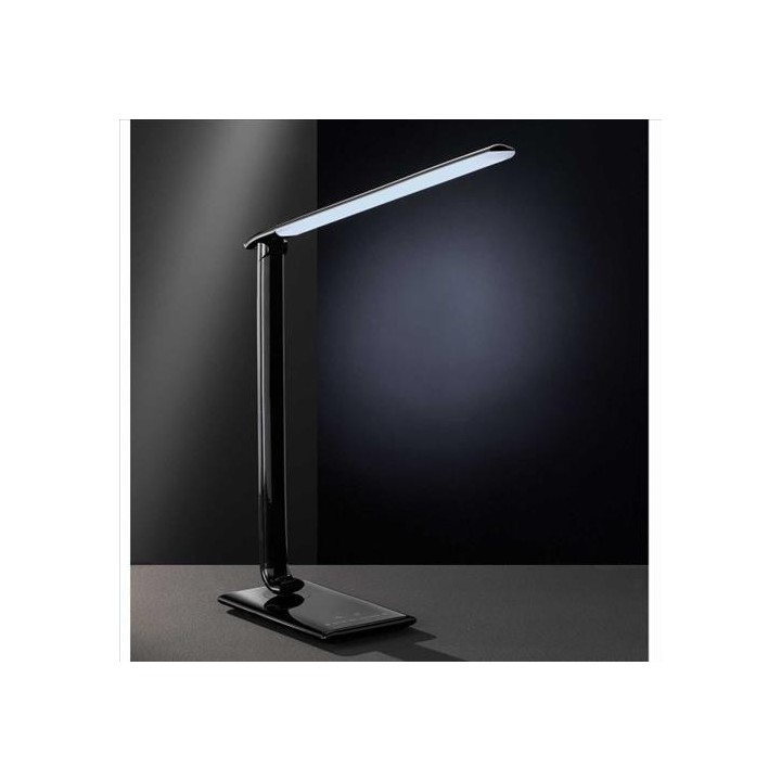 Wofi Φωτιστικό γραφείου TUBAC 7w CCT Μαύρο (Dimmable)