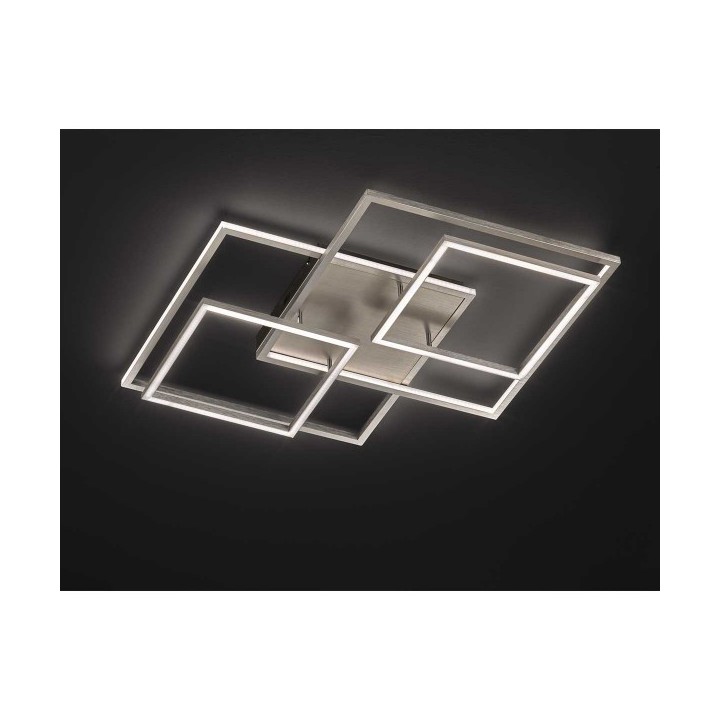 Wofi Οροφής led "Viso" 62w 5300lm Νίκελ Ματ