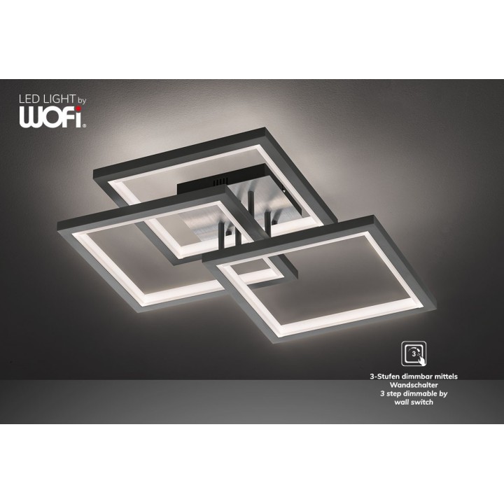Wofi Οροφής led "Muriel" 37w 3800lm