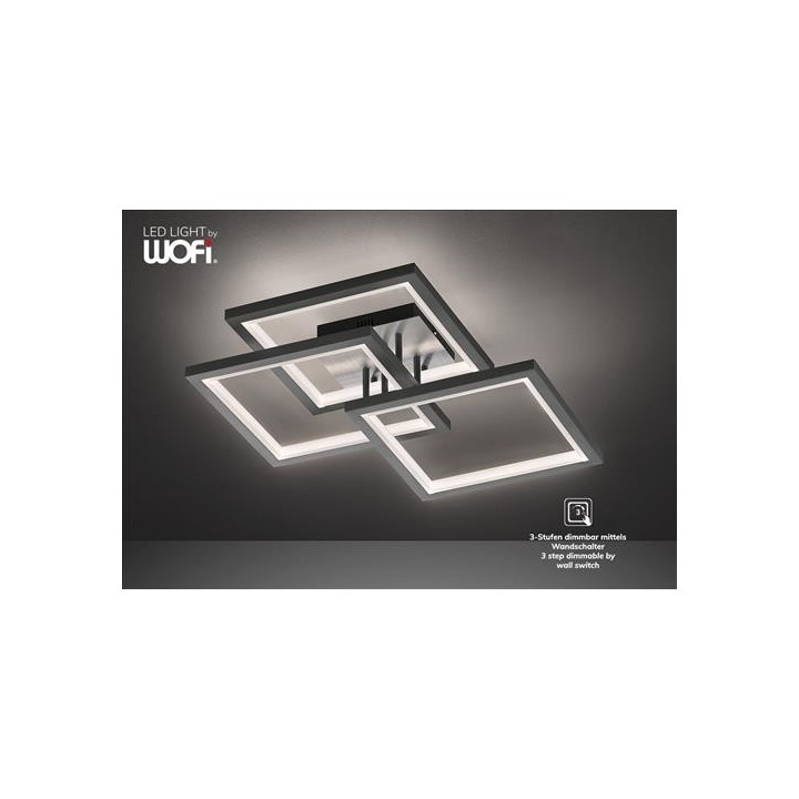 Wofi Οροφής led "Muriel" 37w 3800lm