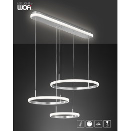 Wofi Κρεμαστό Led "Newa" 60w 4100lm Νίκελ ματ