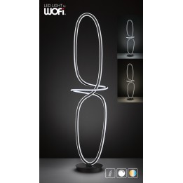 Wofi Δαπέδου led "Madison" Μαύρο 51,5w 4700lm 3cct με…