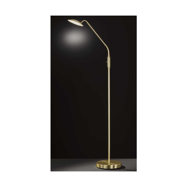 Wofi Δαπέδου led "Orta" 12w 800lm χρυσό ματ