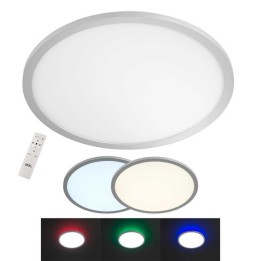 Wofi Πλαφονιέρα "Linox" 20w 1700lm 3cct & backligth rgb