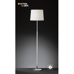 Wofi Δαπέδου led "Hilver" 21w 1800lm 156cm χρώμιο