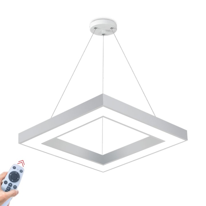 Braytron Κρεμαστό Led 45w, CCT με CONTROL 4650lm, 60x60x6cm