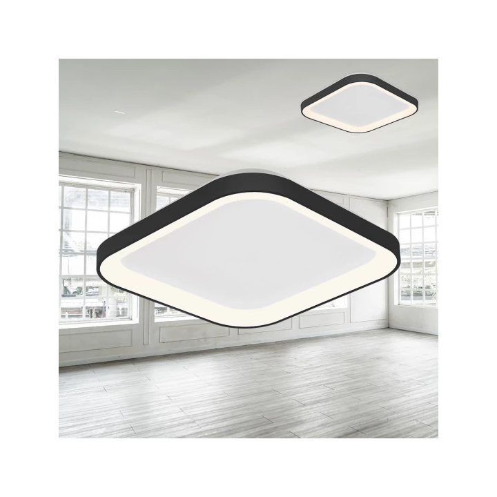 Braytron Πλαφονιέρα Bella 36W, CCT, 4260 lm, 48x48x5,8cm