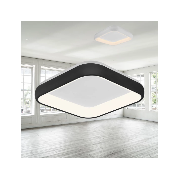 Braytron Πλαφονιέρα Bella 36W, CCT, 4260 lm, 48x48x8,3cm