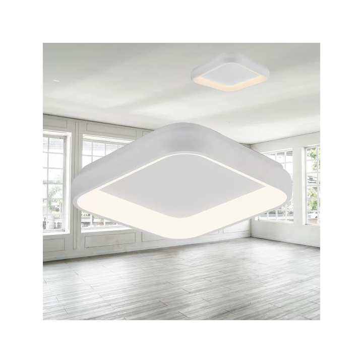 Braytron Πλαφονιέρα Bella 36W, CCT, 4260 lm, 48x48x8,3cm
