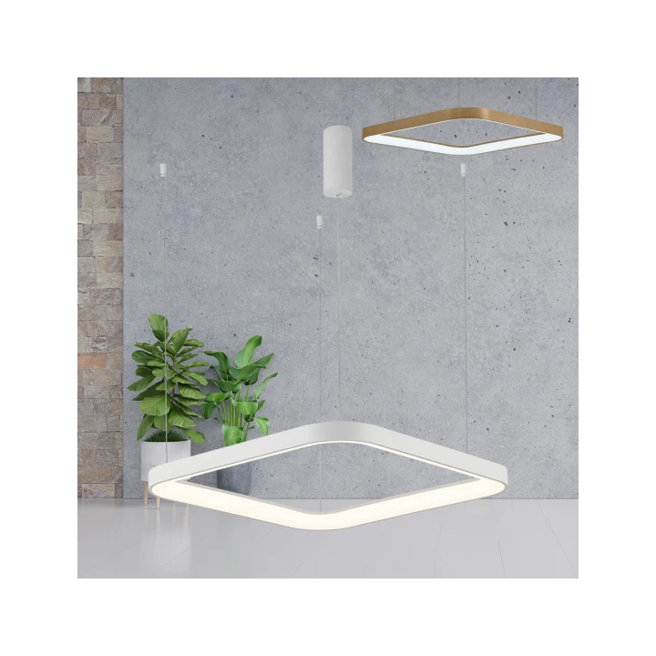 Braytron Κρεμαστό Led 46W Bella, CCT, 5200 lm, 58x58cm