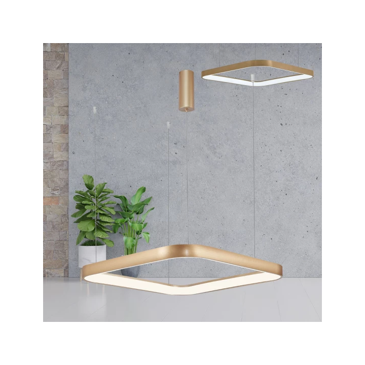 Braytron Κρεμαστό Led 46W Bella, CCT, 5200 lm, 58x58cm