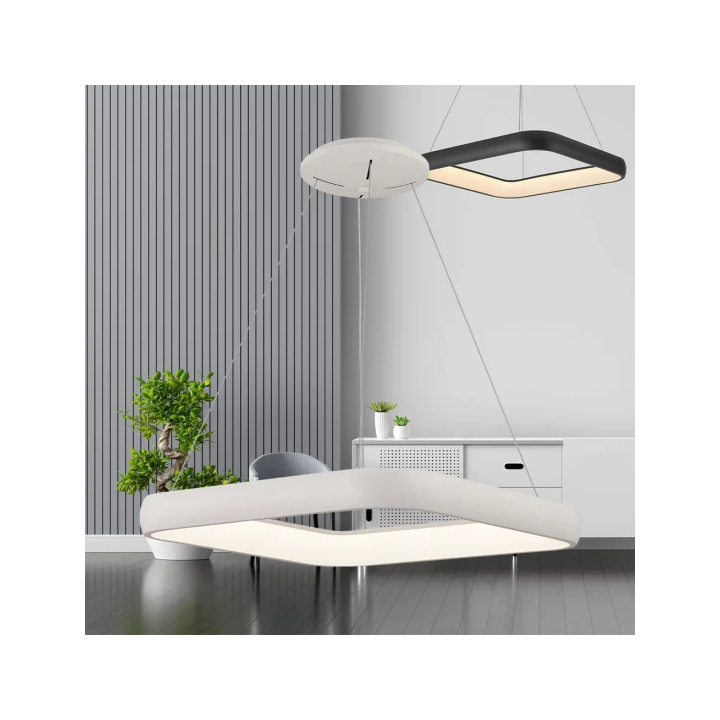 Braytron Κρεμαστό Led 46W Bella, CCT, 5200 lm, 58x58cm