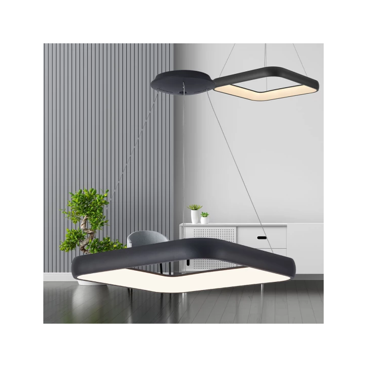 Braytron Κρεμαστό Led 46W Bella, CCT, 5200 lm, 58x58cm
