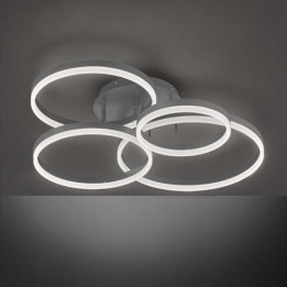 Wofi Οροφής led "vaasa" 55w 3800lm Ανθρακί