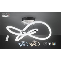 Wofi Οροφής Led "Mira" 37w 3000lm 3cct με control