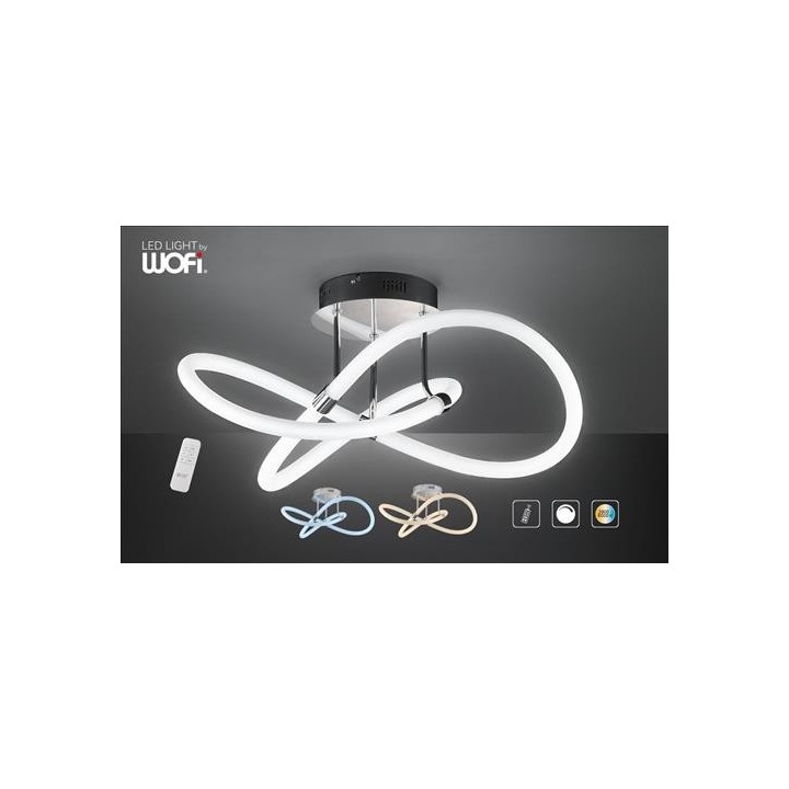 Wofi Οροφής Led "Mira" 37w 3000lm 3cct με control