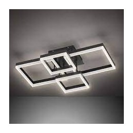 Wofi Οροφής led "vaasa" 50w 3130lm Ανθρακί