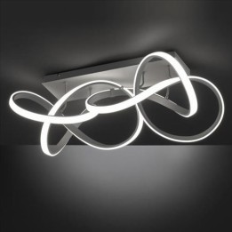 Wofi Οροφής led Indigo 5500lm 64w μαύρο
