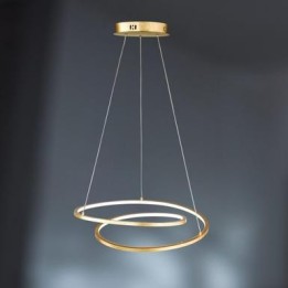 Wofi Κρεμαστό Led "Loris" 23w 2100lm χρυσό ματ